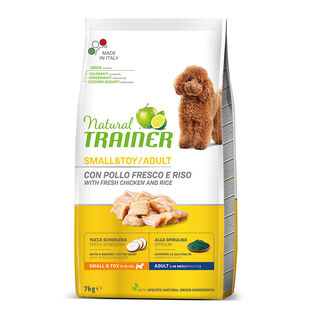 Natural Trainer Adult Small&Toy Frango ração para cães